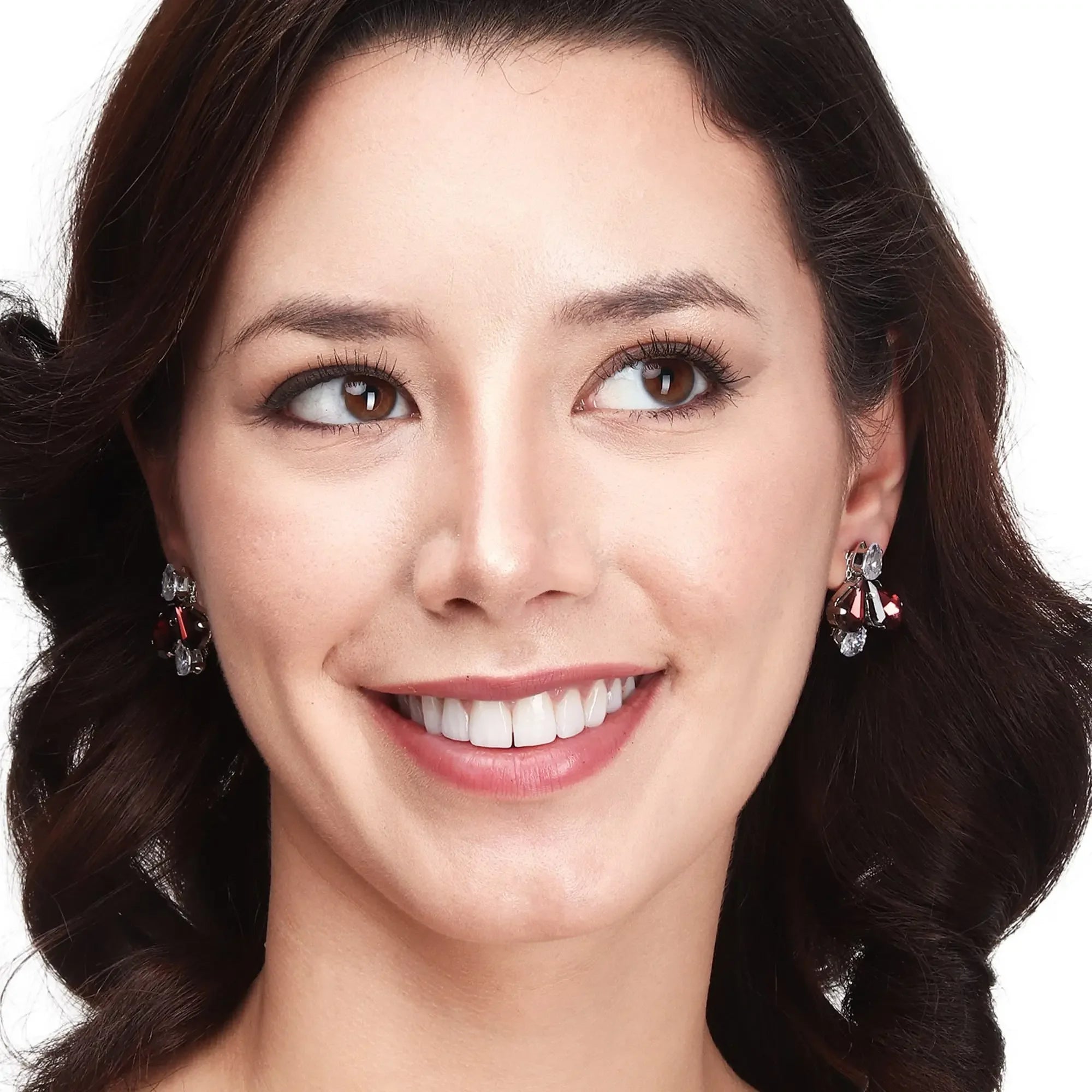 DZOIR Trending AD Earrings for Women | Stylish Stone Earrings for Girls, Affordable Earrings Under 500, Elegant AD Earrings for Girls - DZOIR