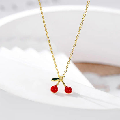 Cherry Pendant Necklace