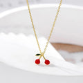 Cherry Pendant Necklace
