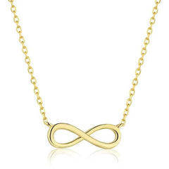 Elegant Gold-Tone Infinity Necklace for Women – Minimalist & Stylish Jewellery