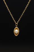 Pearl Planet Pendant Necklace