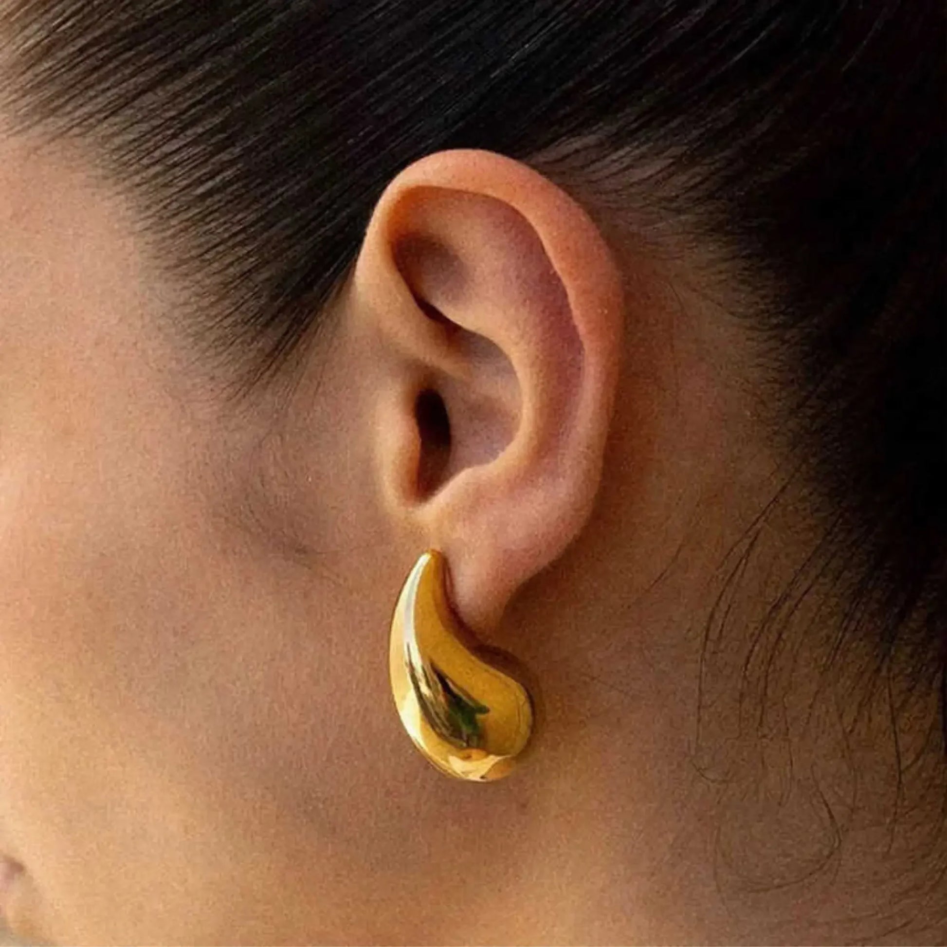 Chunky Water Tea Drop Earrings for Women - BELARIC
