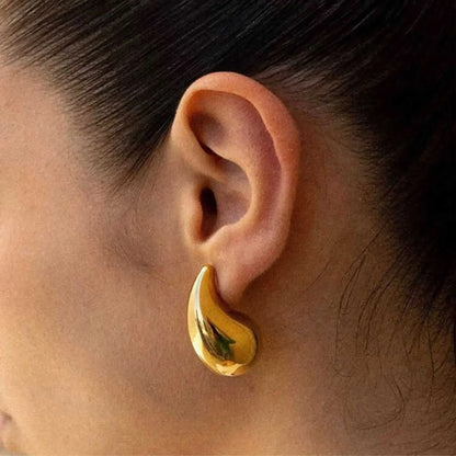Chunky Water Tea Drop Earrings for Women - BELARIC