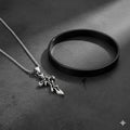 Cross Necklace & Bracelet Set