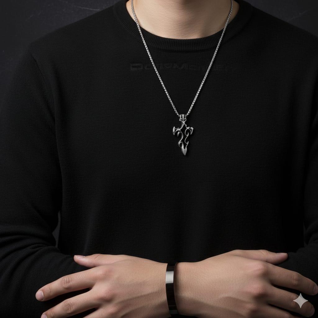 Cross Necklace & Bracelet Set