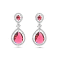 Red Crystal Earrings