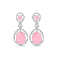 Pink Crystal Earrings