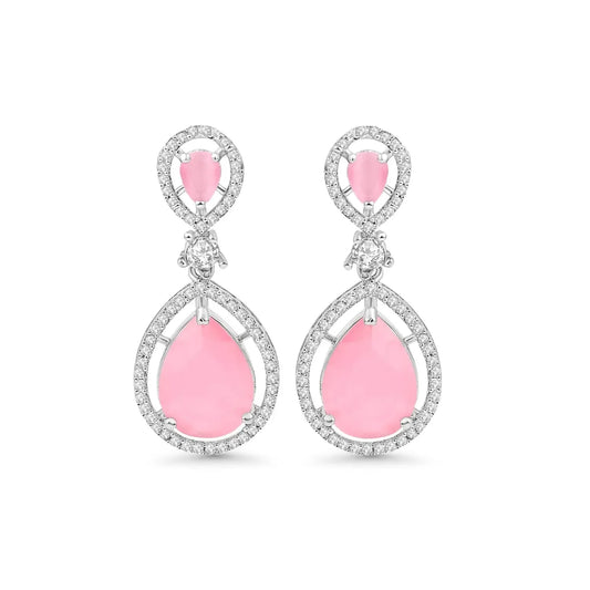 BELARIC Fashion Stylish Pink Earrings for Women & Girls | Cute & Trendy Earrings for Everyday Wear | Elegant Dangle Earrings for Parties & Casual Looks - BELARIC