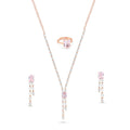 Gold Pearl Necklace Set