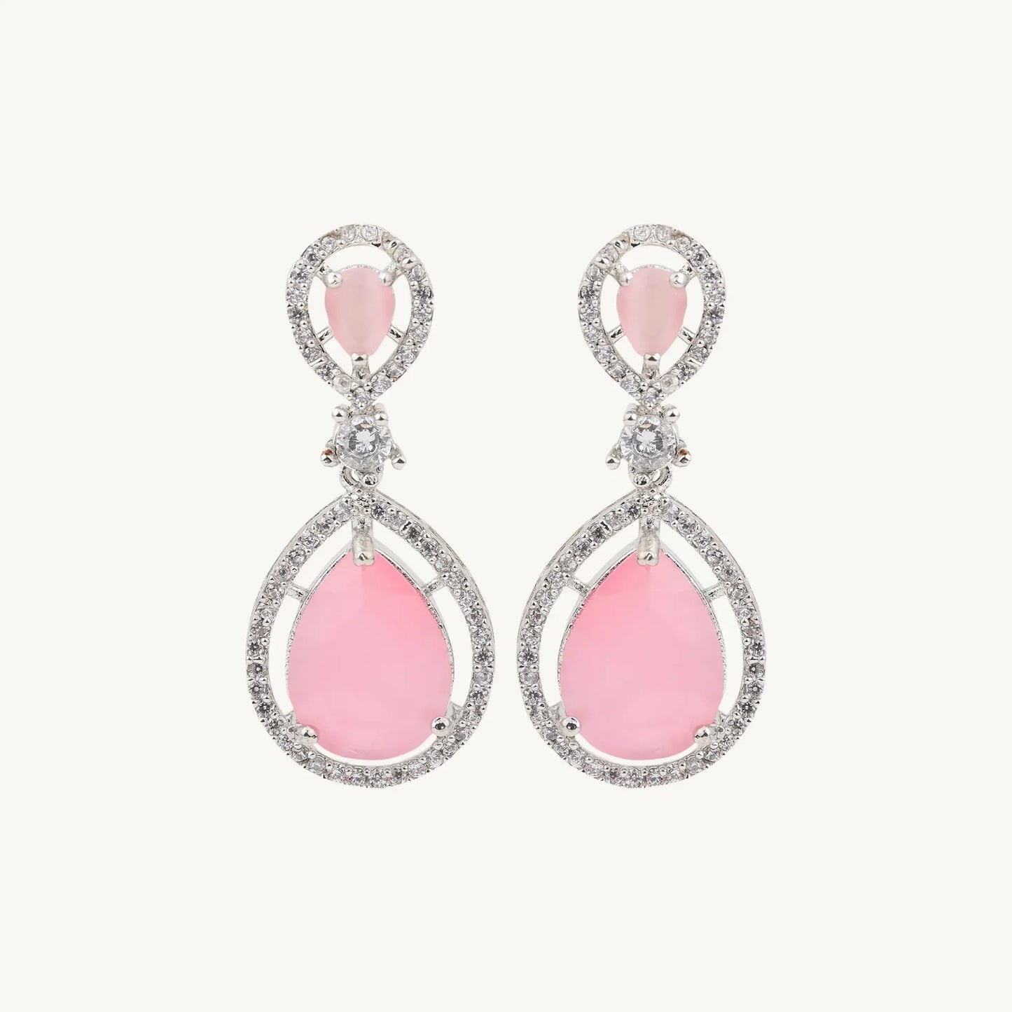 BELARIC Fashion Stylish Pink Earrings for Women & Girls | Cute & Trendy Earrings for Everyday Wear | Elegant Dangle Earrings for Parties & Casual Looks - BELARIC
