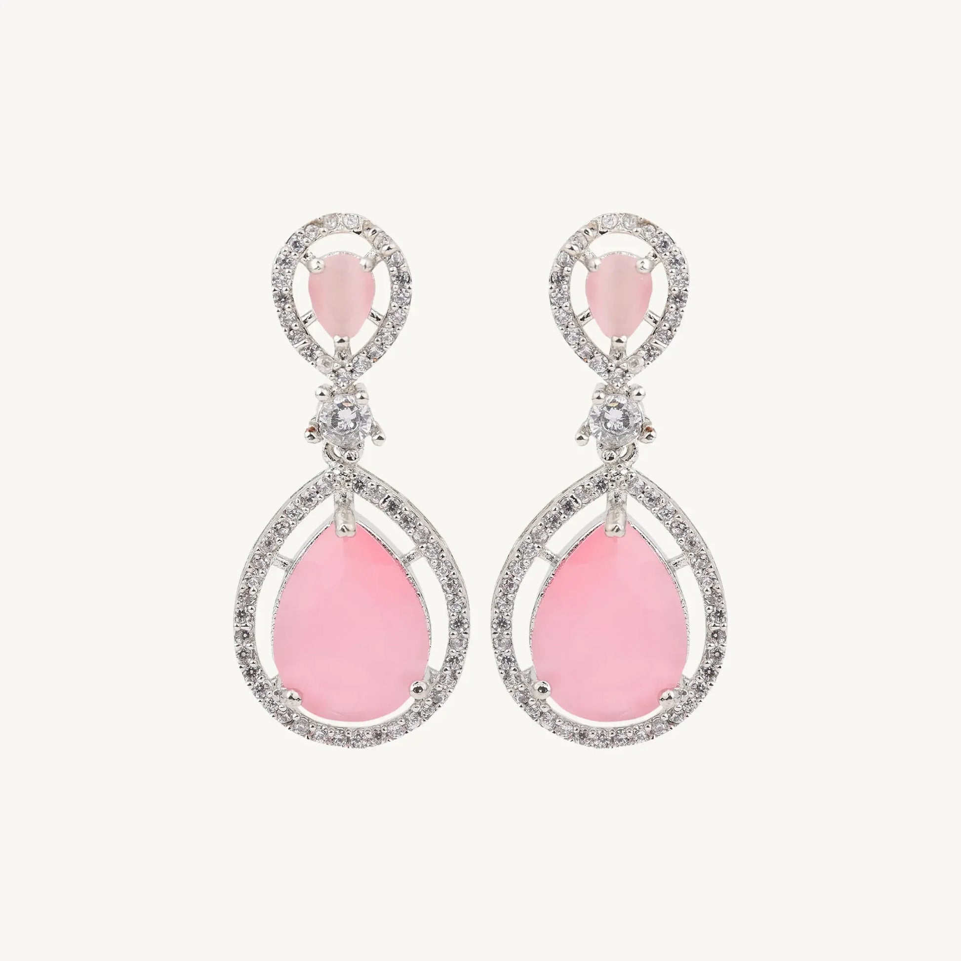 BELARIC Fashion Stylish Pink Earrings for Women & Girls | Cute & Trendy Earrings for Everyday Wear | Elegant Dangle Earrings for Parties & Casual Looks - BELARIC