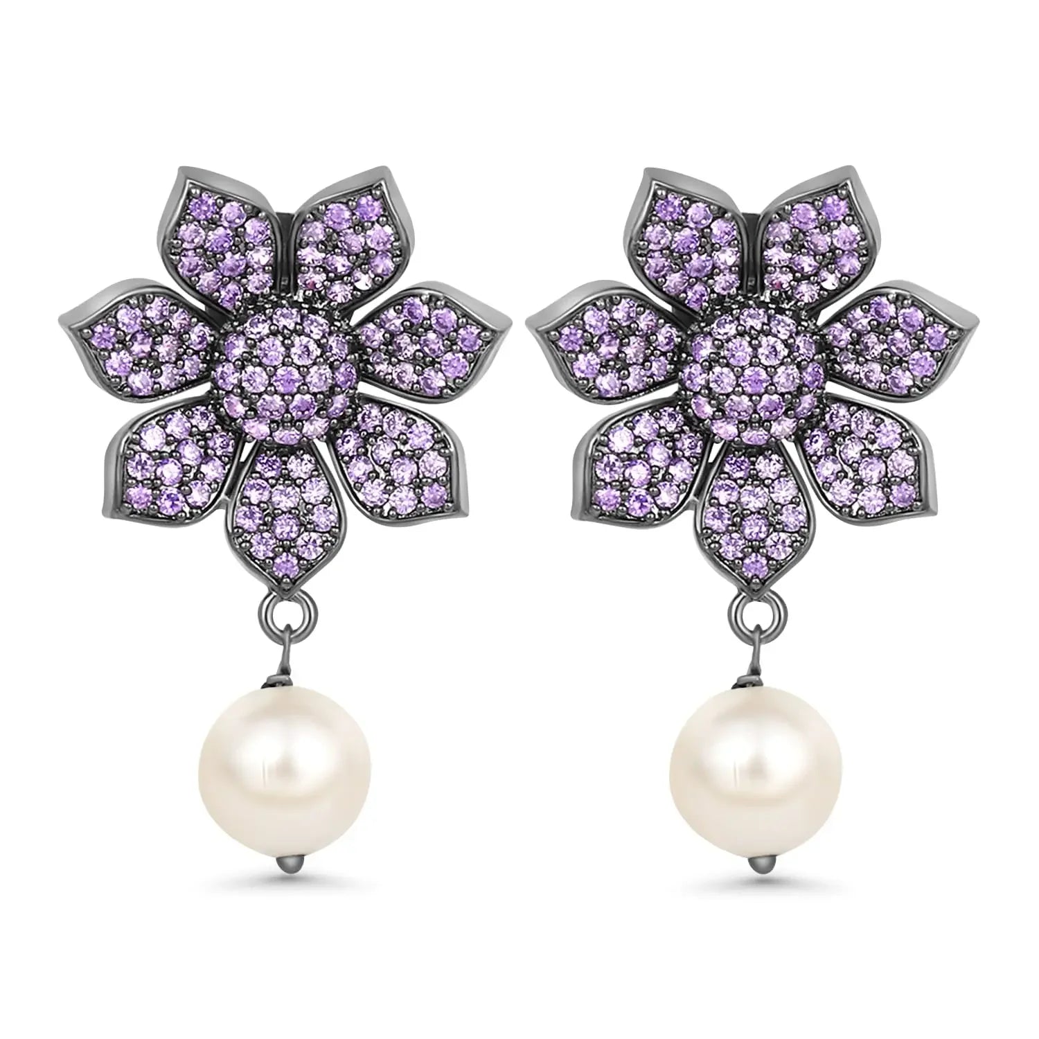 Pearl Drop Dangle Earrings for Women - BELARIC