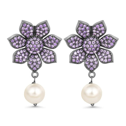 Pearl Drop Dangle Earrings for Women - BELARIC