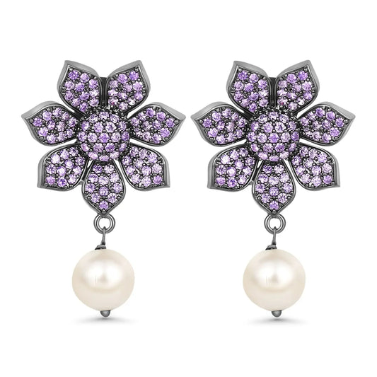 Pearl Drop Dangle Earrings for Women - BELARIC