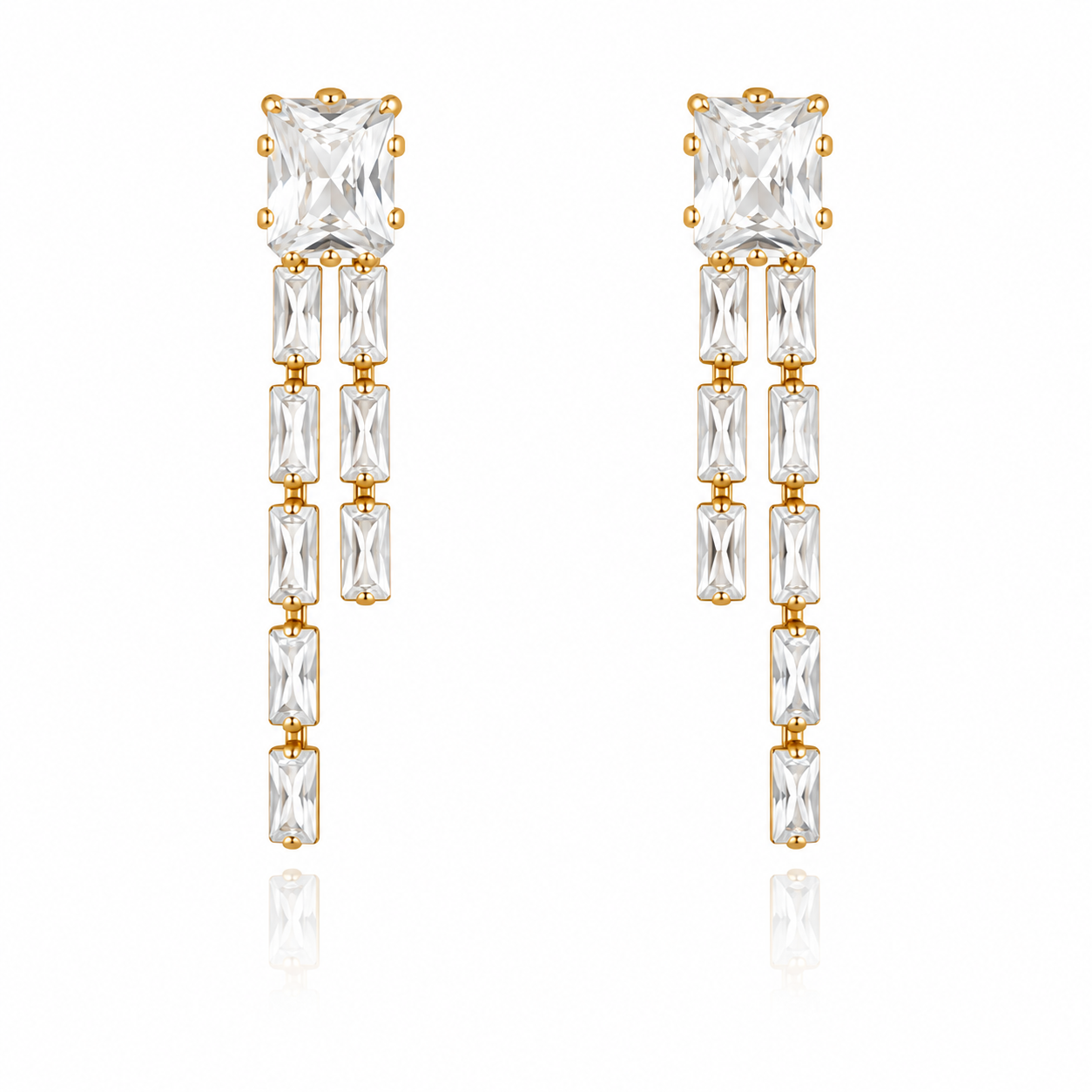 Gold Pearl Necklace Set