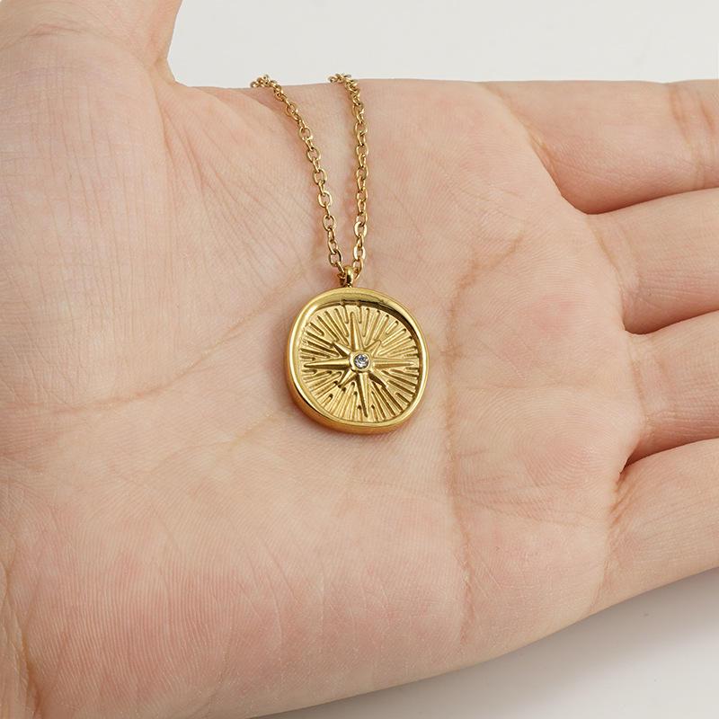 Sunburst Medallion Necklace