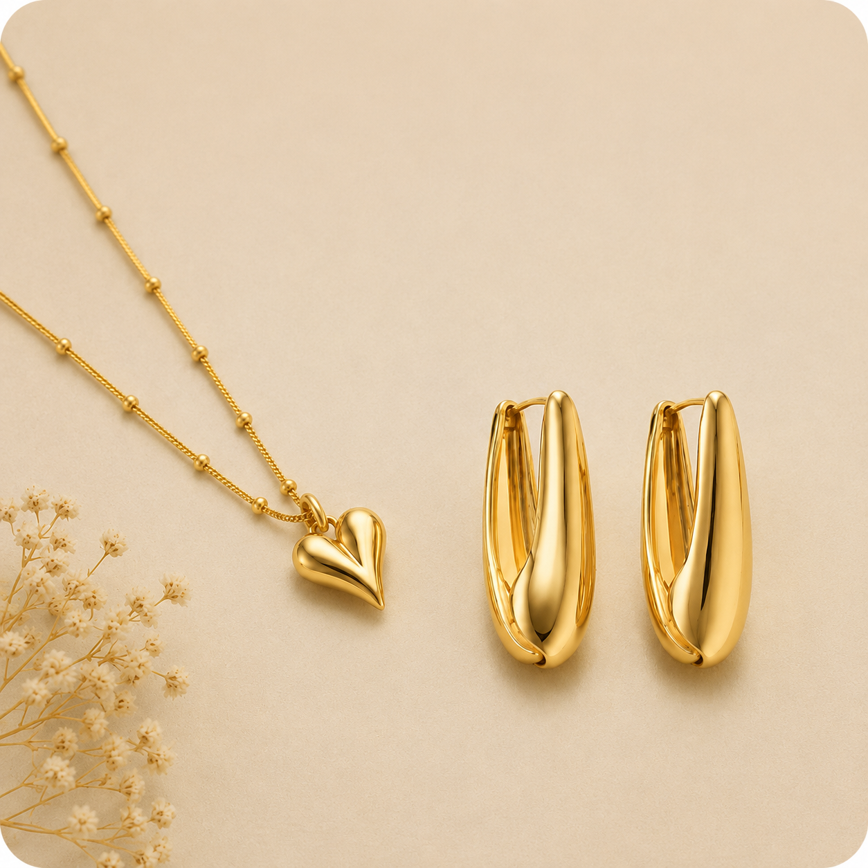 BELARIC Heart & Hoop Gift Set