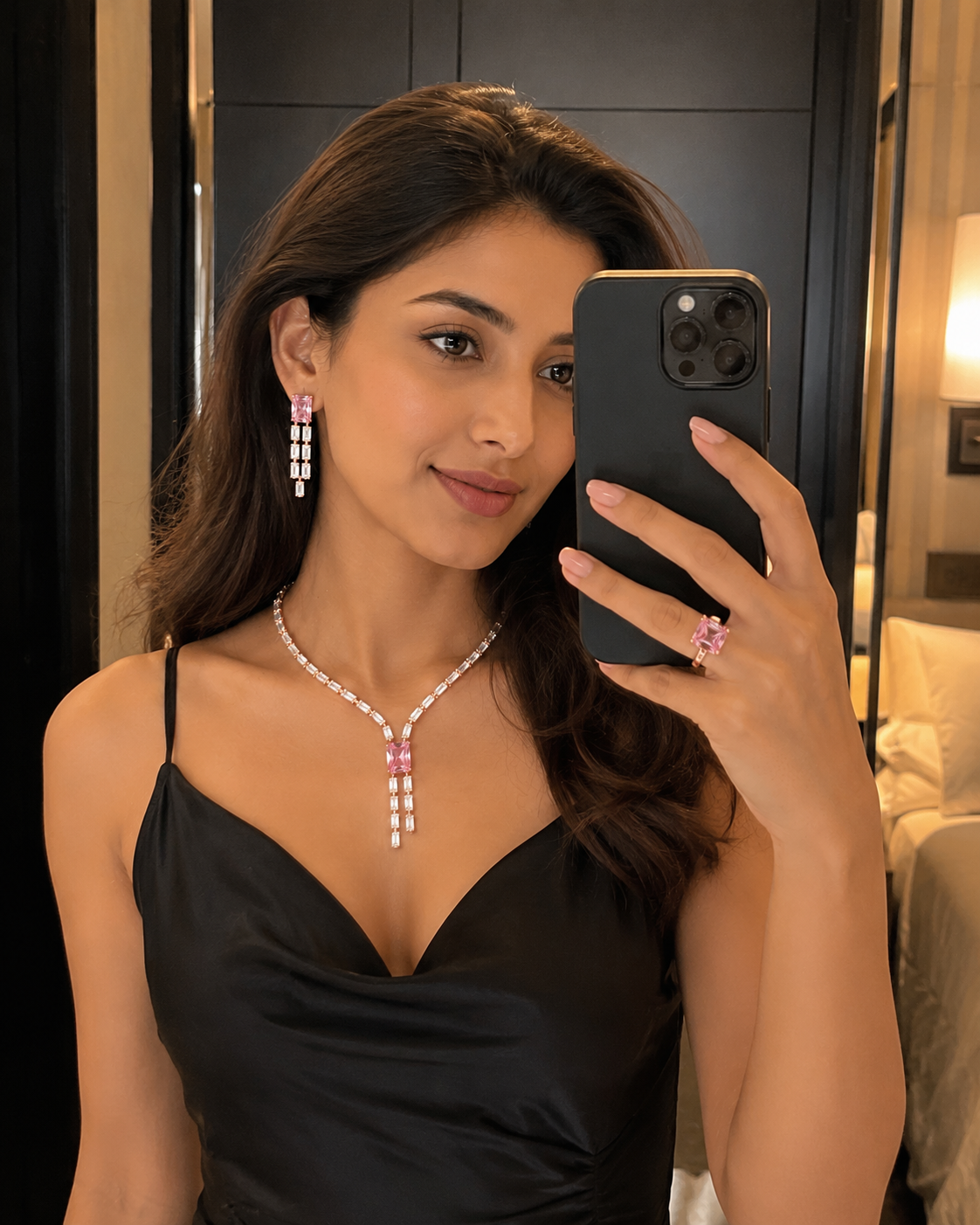 Rose Gold Jewellery Set