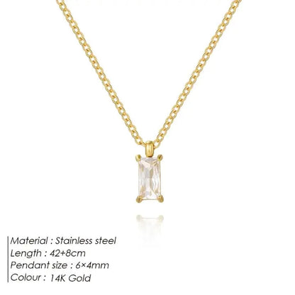 BELARIC Crystal Pendant Necklace