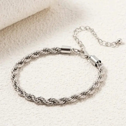 BELARIC Silver Rope Bracelet