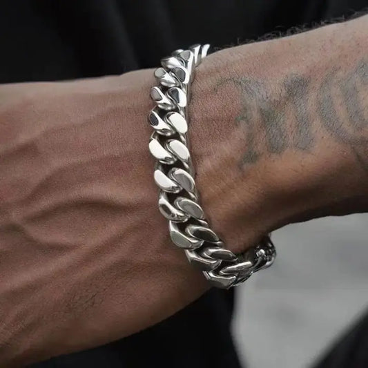 Stainless Steel Cuban Bracelet - BELARIC