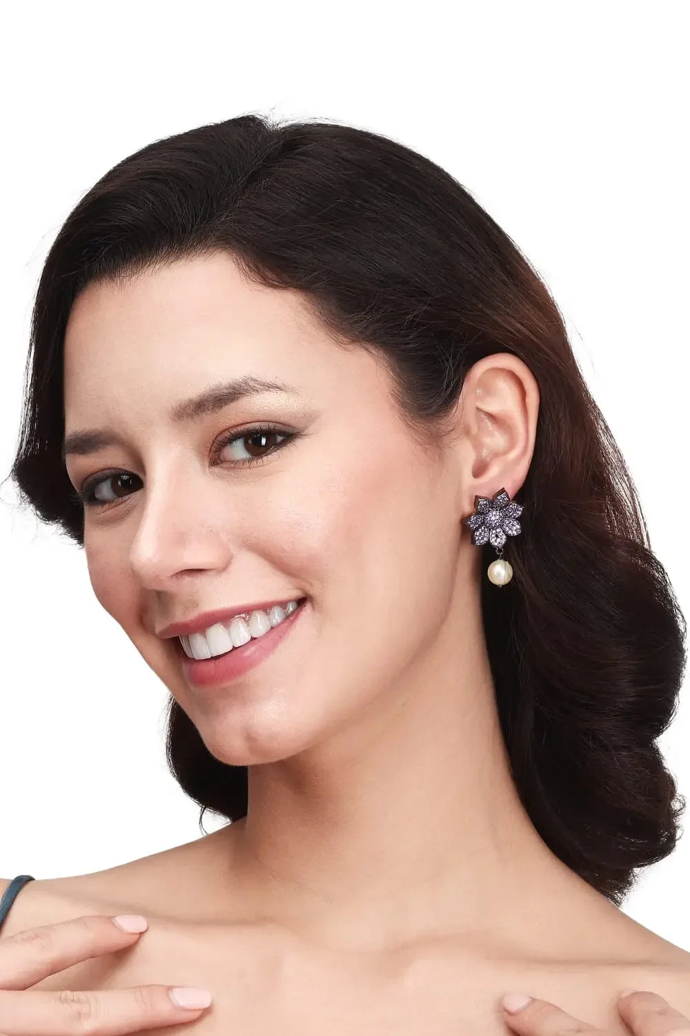 Pearl Drop Dangle Earrings for Women - BELARIC