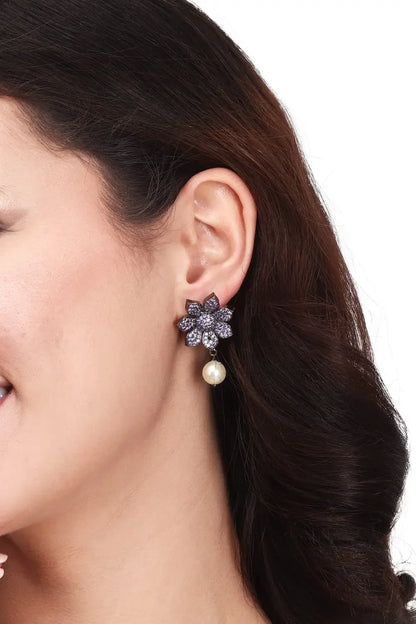 Pearl Drop Dangle Earrings for Women - BELARIC