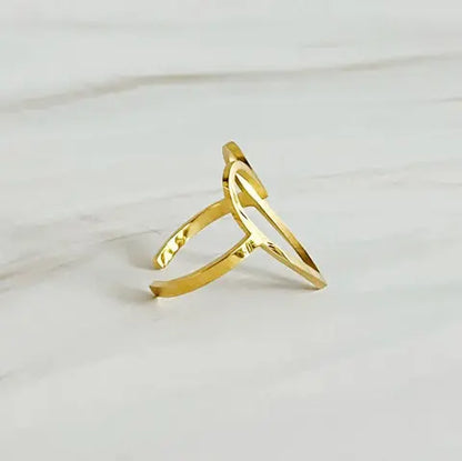 Minimalist Gold Heart Ring - BELARIC