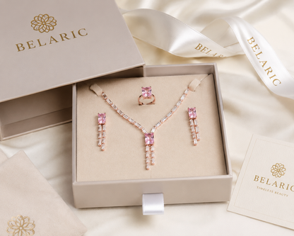 Rose Gold Jewellery Set