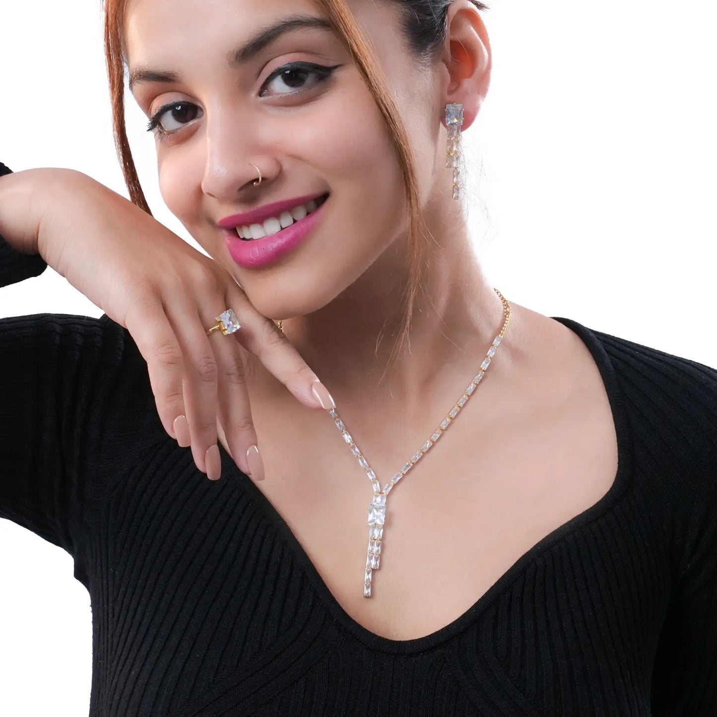 Gold Layered Pearl Necklace - BELARIC