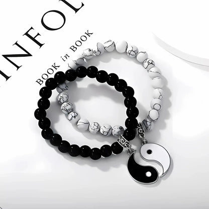 Black White Couple Bracelets - BELARIC