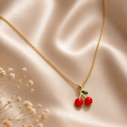 Cherry Pendant Necklace