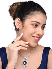 Crystal Jewellery Set for Women - DZOIR
