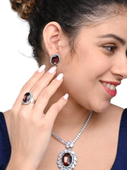 Crystal Jewellery Set for Women - DZOIR