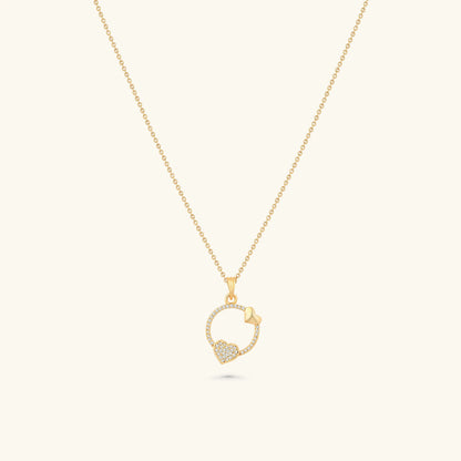 Elegant Rose Gold Heart Pendant Necklace – Dainty & Stylish Jewellery for Women - BELARIC