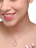 Rose Gold Heart Necklace