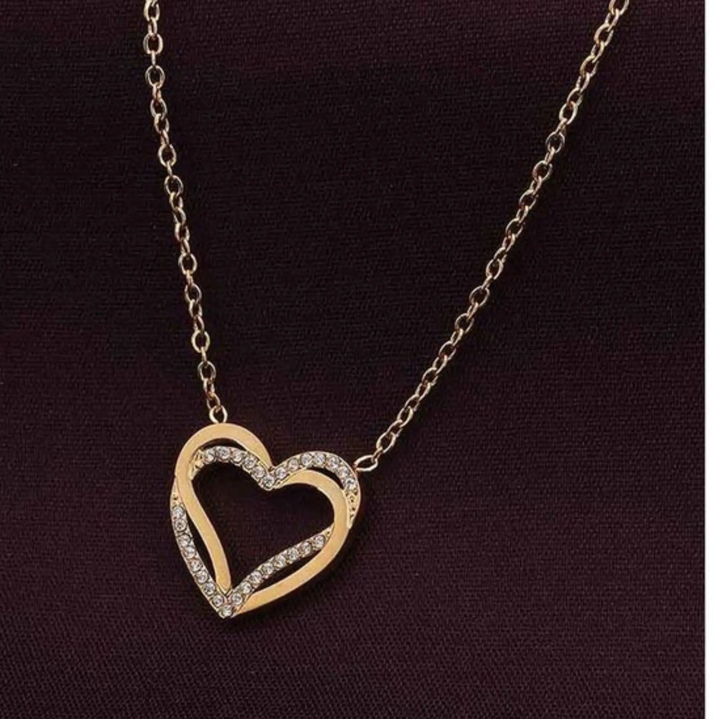 Gold Double Heart Bracelet - BELARIC