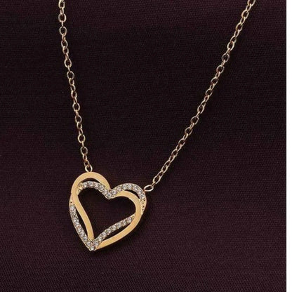 Gold Double Heart Bracelet - BELARIC