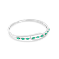 Green Crystal Bangle