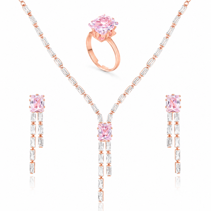 Rose Gold Jewellery Set