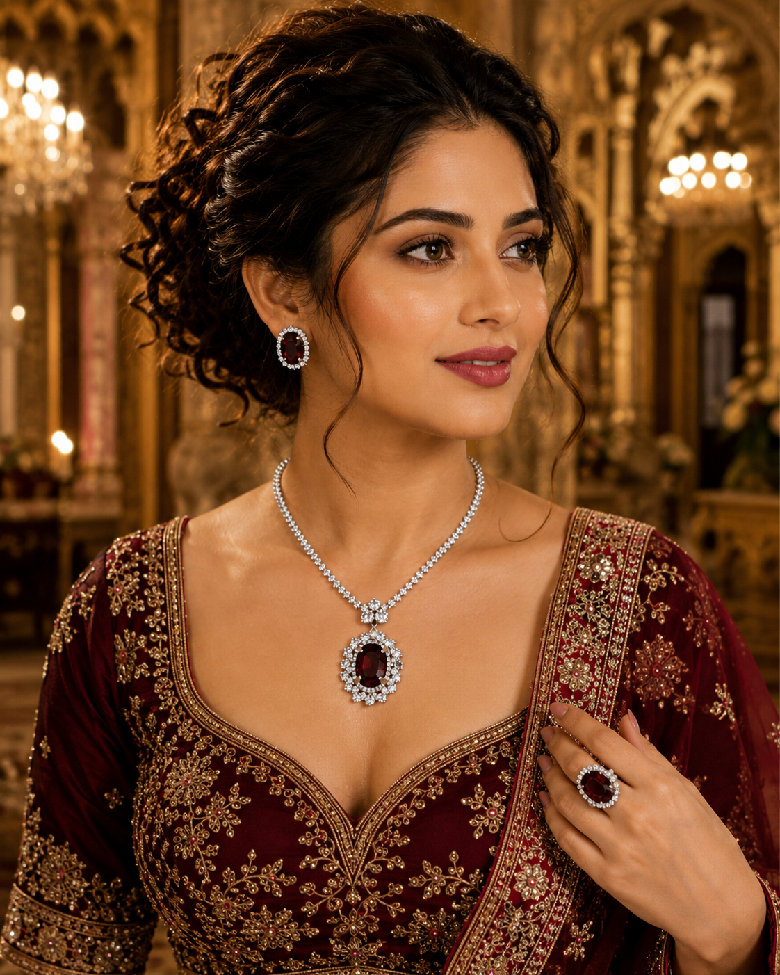 Crystal Necklace Set