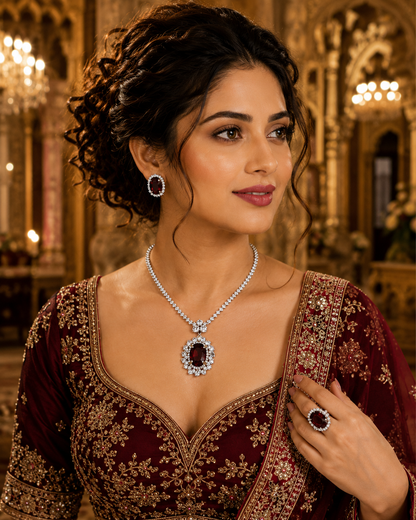 Crystal Necklace Set