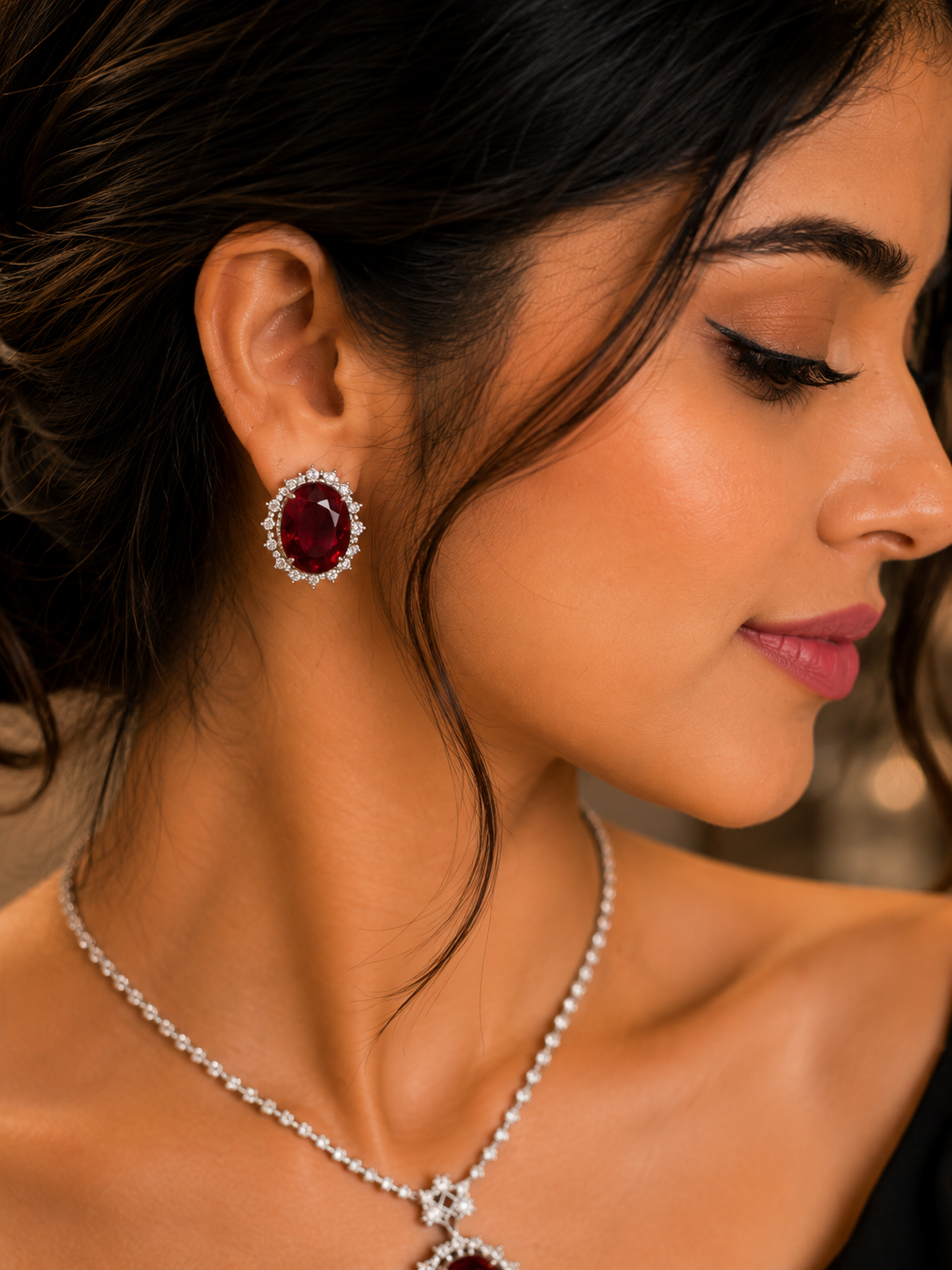 Crystal Necklace Set