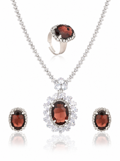 Crystal Necklace Set