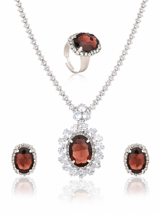 Crystal Necklace Set