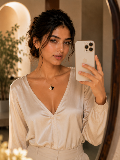 Luxury Clover Pendant Necklace