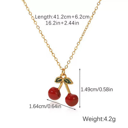 Cherry Pendant Necklace