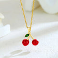 Cherry Pendant Necklace