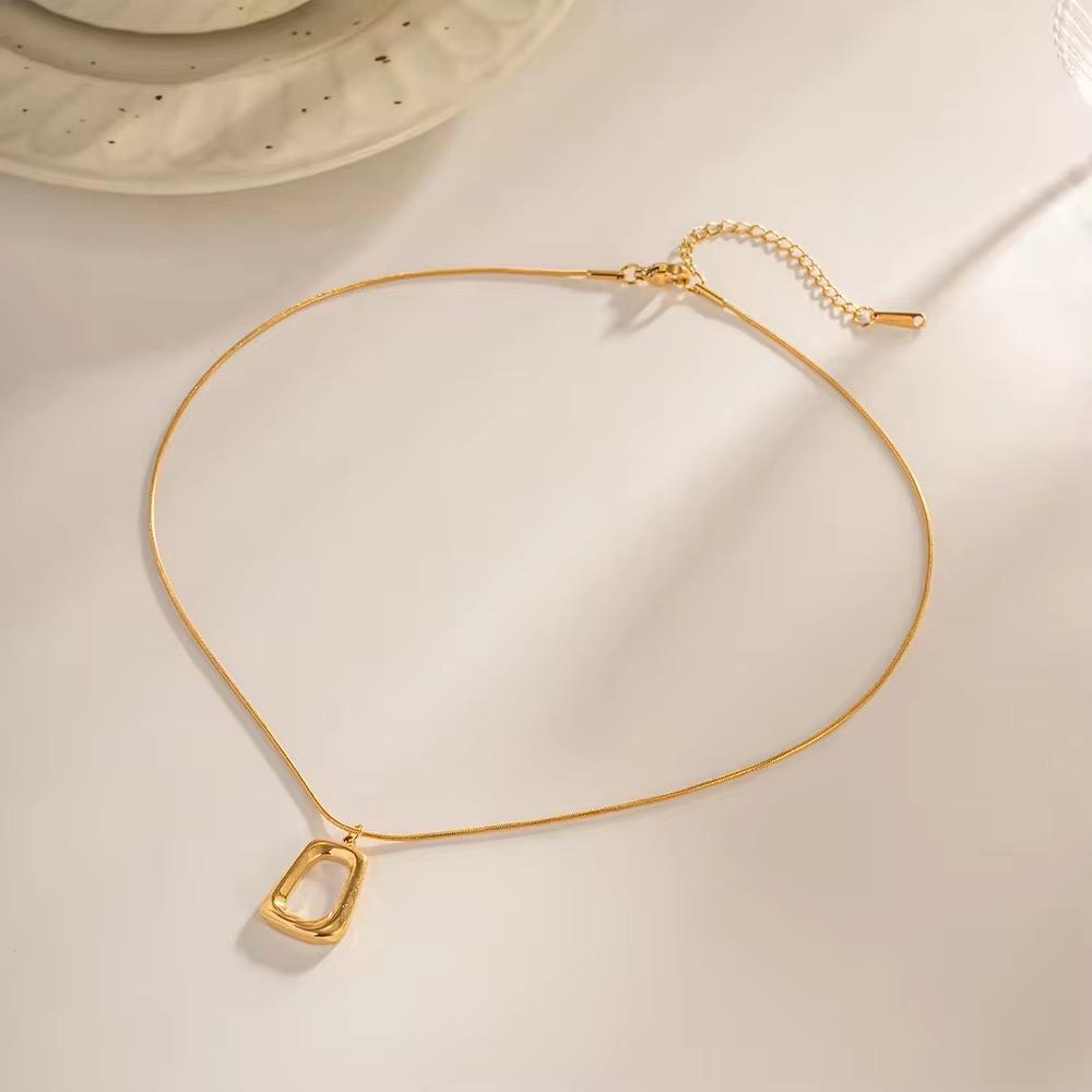 Abstract Pendant Necklace