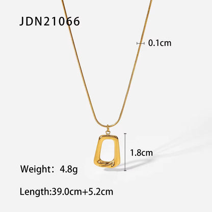 Abstract Pendant Necklace